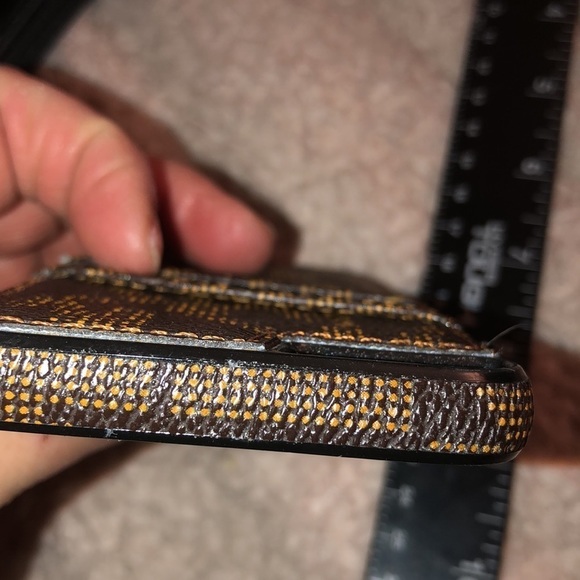 Micheal Kors brown authentic monogram IPHONE case IPhone 7 Will fit 6,6S - Picture 9 of 10